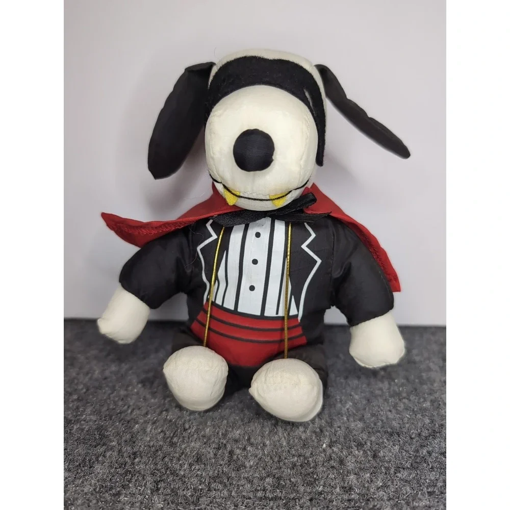 Whitman's Snoopy Peanuts Dracula Vampire Tag‎ Plush Collectible Toy Vintage 7